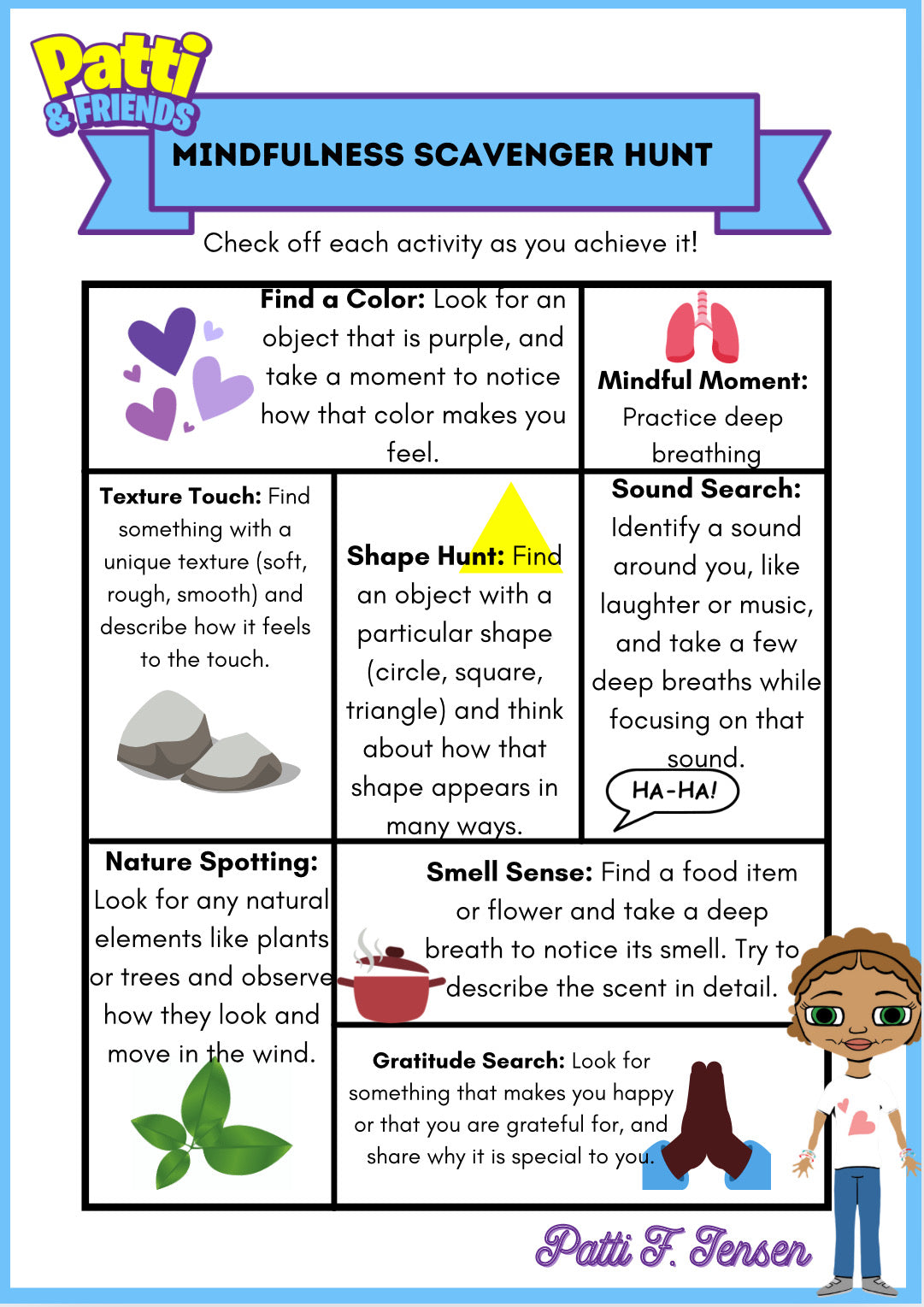 Mindfullness Scavenger Hunt